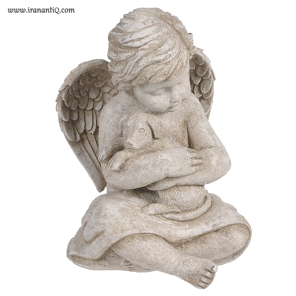مجسمه فرشته ، ساخته شده از سیمان و رزین