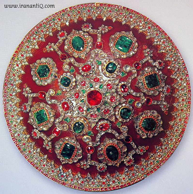 سپر نادرشاه افشار ، محل نگهداری : موزه جواهرات ملی ایران