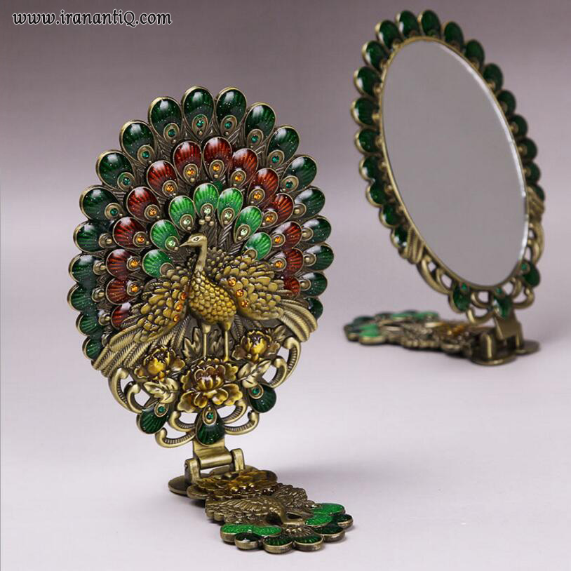 آینه با طرح طاووس