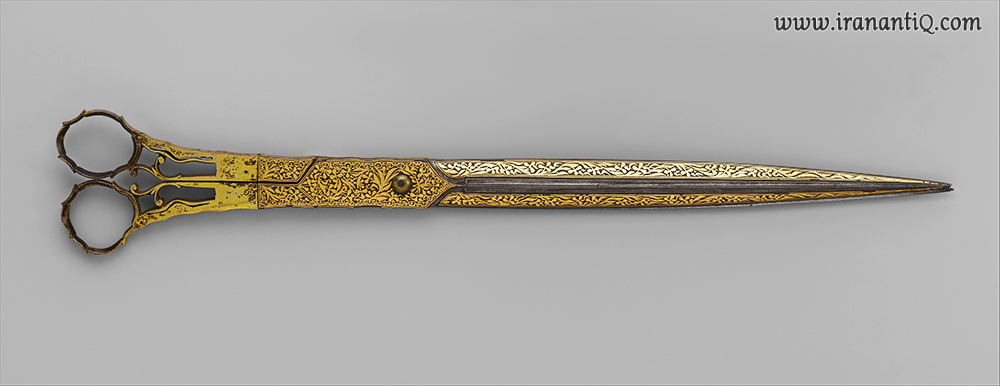 قیچی ، طلا کاری شده ، مربوط به قرن 18 و 19 میلادی ، ترکیه ، محل نگهداری : موزه متروپولیتن