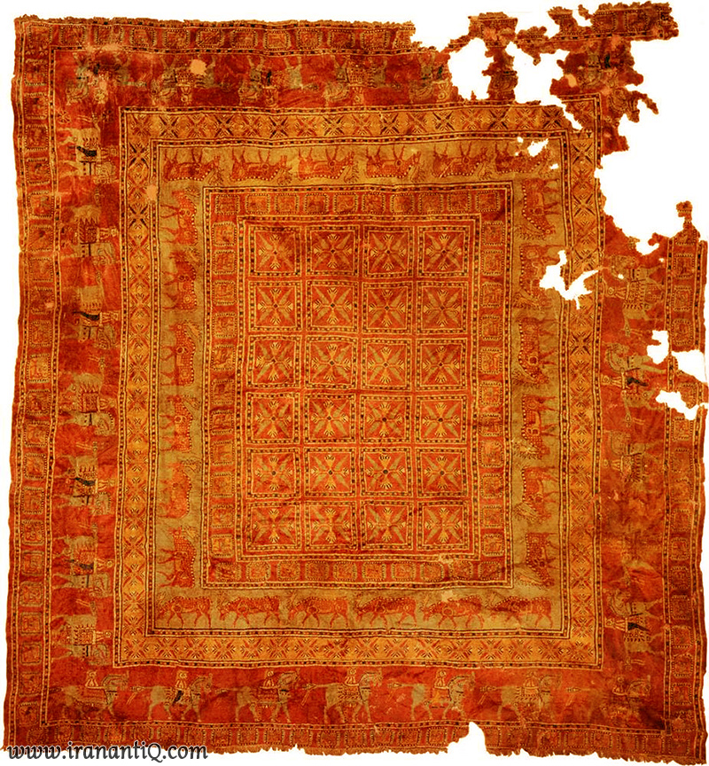 Pazyryk Carpet Persian Carpet - فرش یا قالی پازیریک