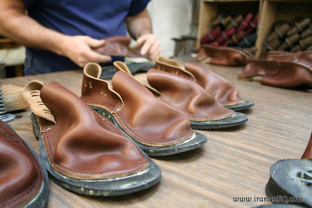 سراجی سنتی ، دوخت کفش