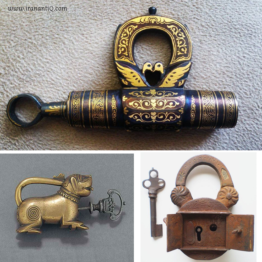 چند نمونه قفل قدیمی ، ساخت ایران