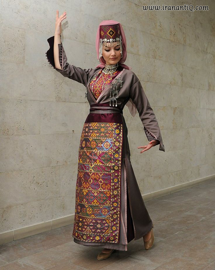 پوشاک سنتی و زیبای سوزن دوزی بانوی ارمنی