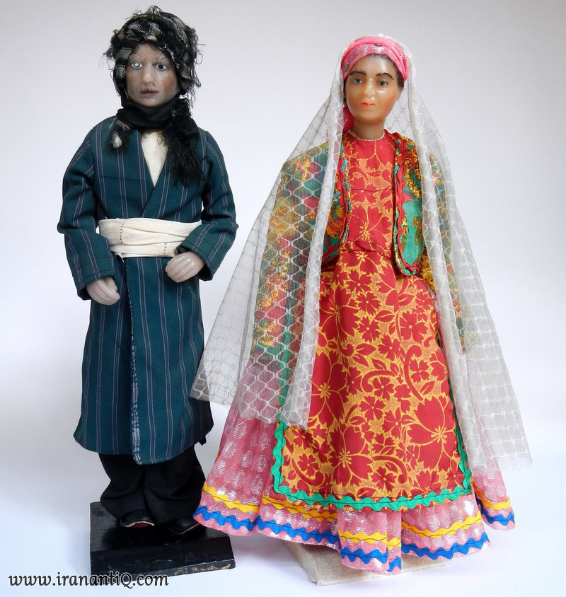 عروسک قشقایی ، iran qashqai people dolls