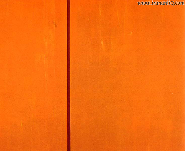 تندرا ، اثر : بارنت نیومن ، 1950 م. ، رنگ روغن روی بوم ، 183 × 226 سانتیمتر ، مجموعه آقا و خانم رابرت روان