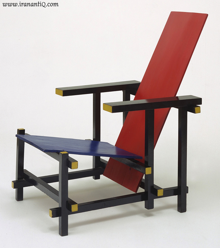 صندلی قرمز -آبی ، اثر ریتولد