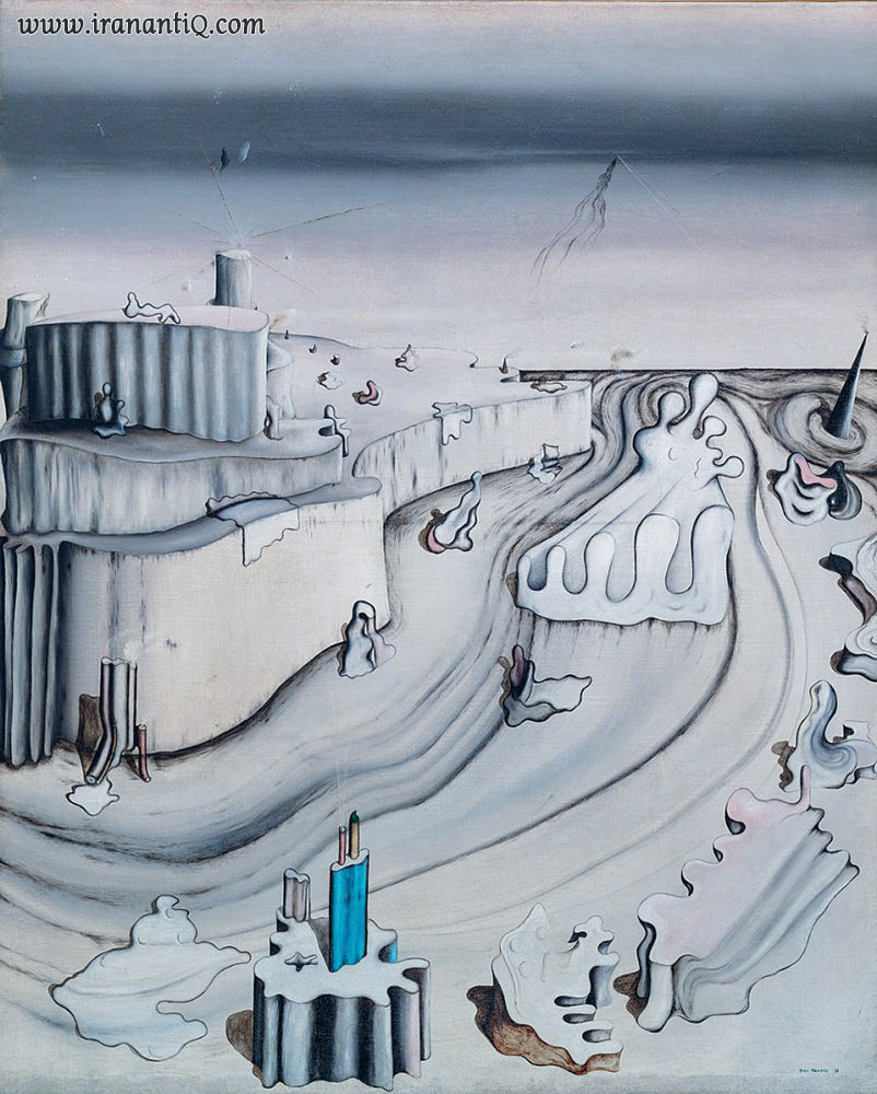 کاخ سنگی ، ایو تانگی ، سبک : سوررئالیسم ، 1931 م. ، 73 × 60 سانتیمتر ، موزه گوگنهایم