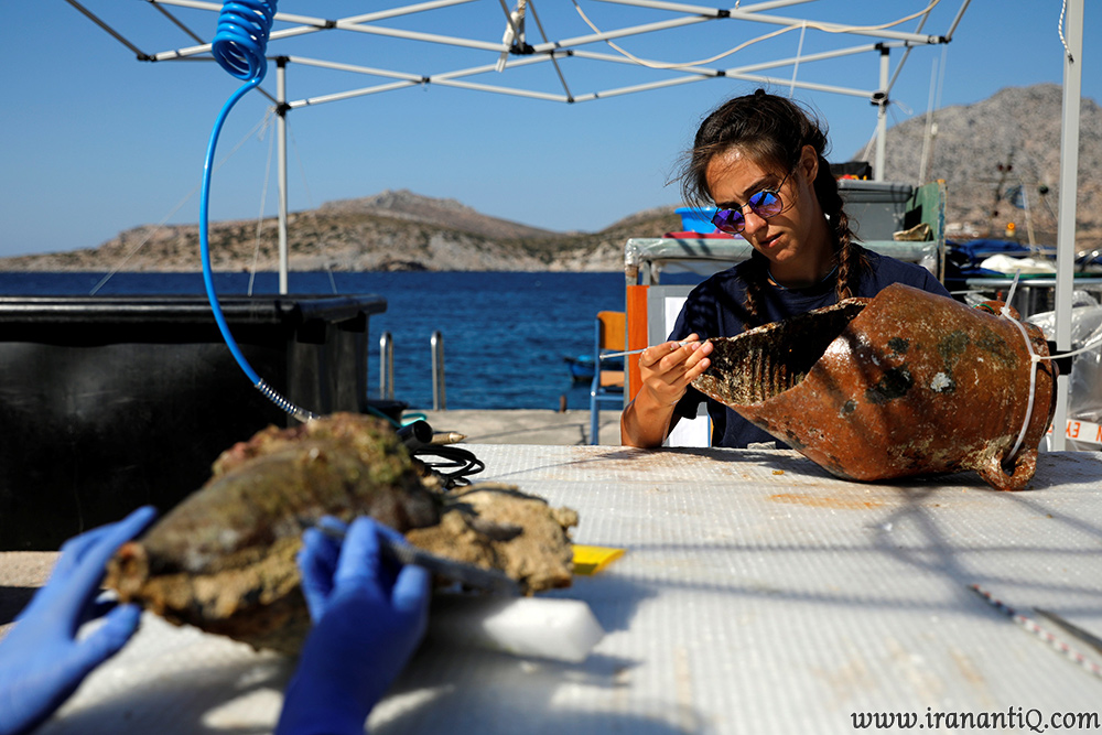 کشف آثار باستانی در دریای مدیترانه