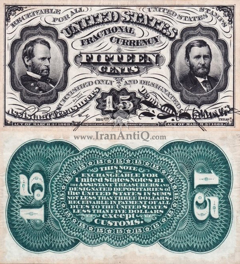15 سنت سری فراکسیونال - شرمان گرانت