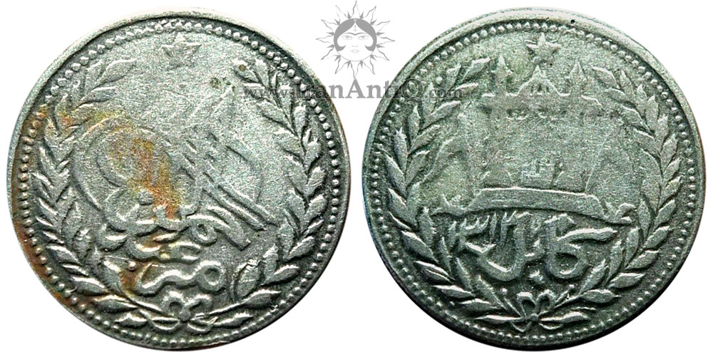 سکه 1 روپیه عبدالرحمن خان - یک ستاره