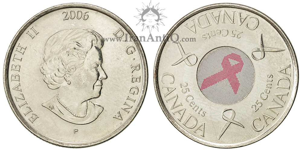 25 سنت آگاهی از سرطان پستان - الیزابت دوم
