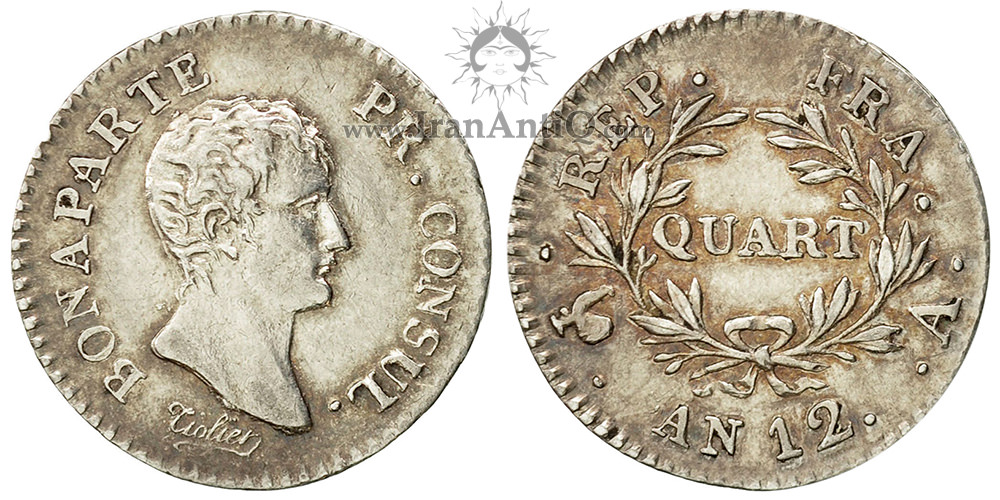 سکه 1/4 فرانک ناپلئون یکم - کنسول یکم