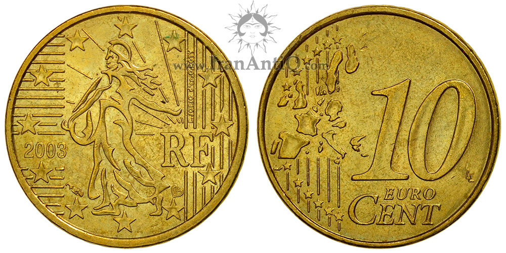 سکه 10 یورو سنت جمهوری کنونی