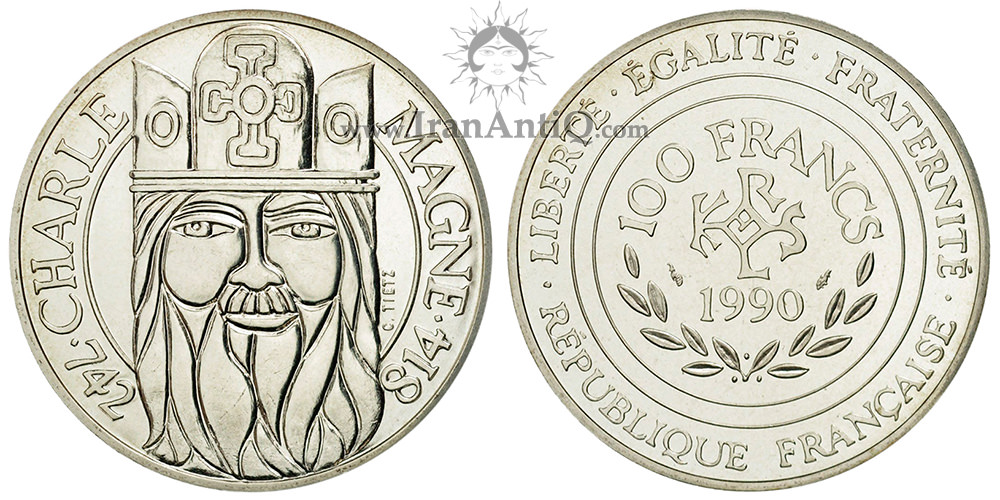 سکه 100 فرانک جمهوری کنونی - شارمانی