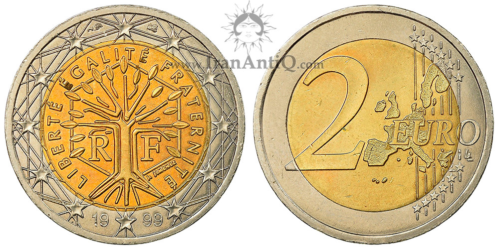 سکه 2 یورو جمهوری کنونی - درخت