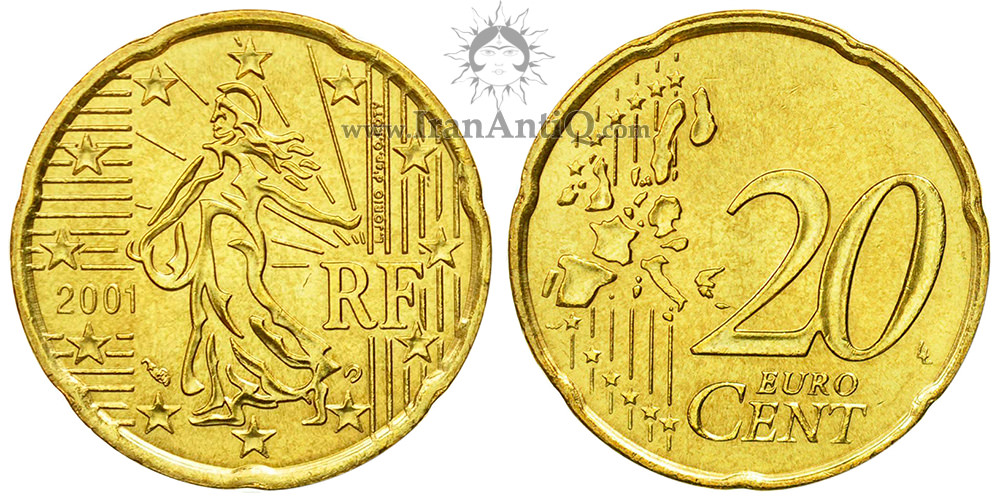 سکه 20 یورو سنت جمهوری کنونی