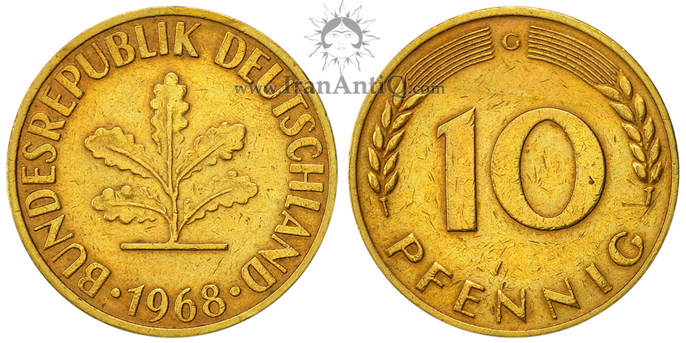 سکه 10 فینیگ جمهوری فدرال - جمهوری فدرال