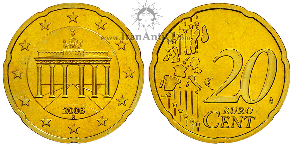 سکه 20 یورو سنت جمهوری فدرال