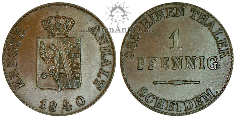 سکه 1 فینیگ الکساندر کارل - تیپ یک
