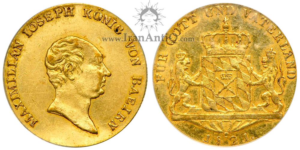 1 دوکات طلا ماکسیمیلیان یکم ژوزف از باواریا - تیپ چهار