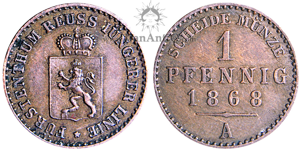 سکه 1 فینیگ هاینریش چهاردهم