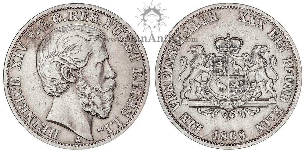 سکه 1 فرینزتالر هاینریش چهاردهم