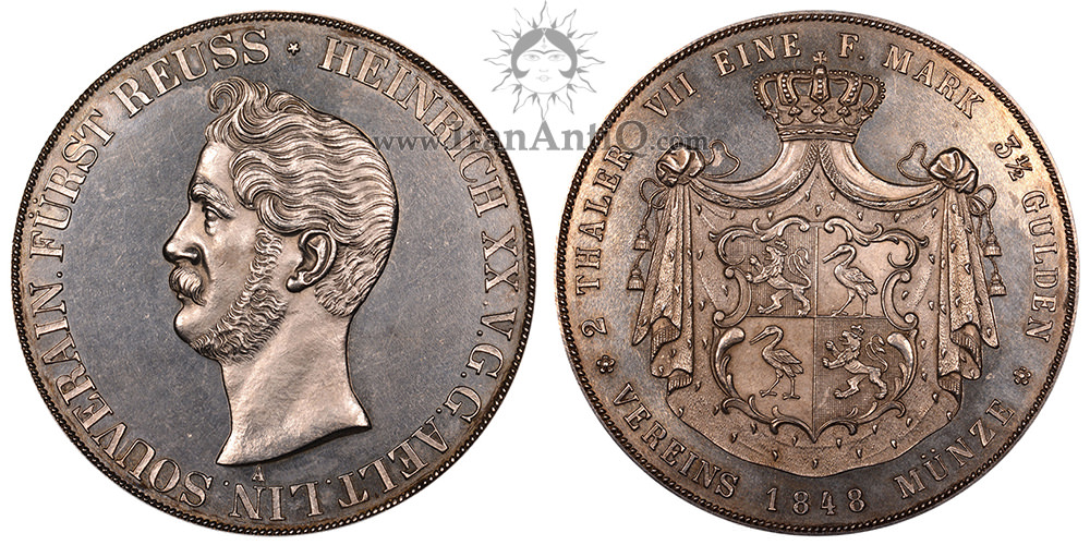 سکه 2 تالر (3-1/2 گلدن) هاینریش بیستم
