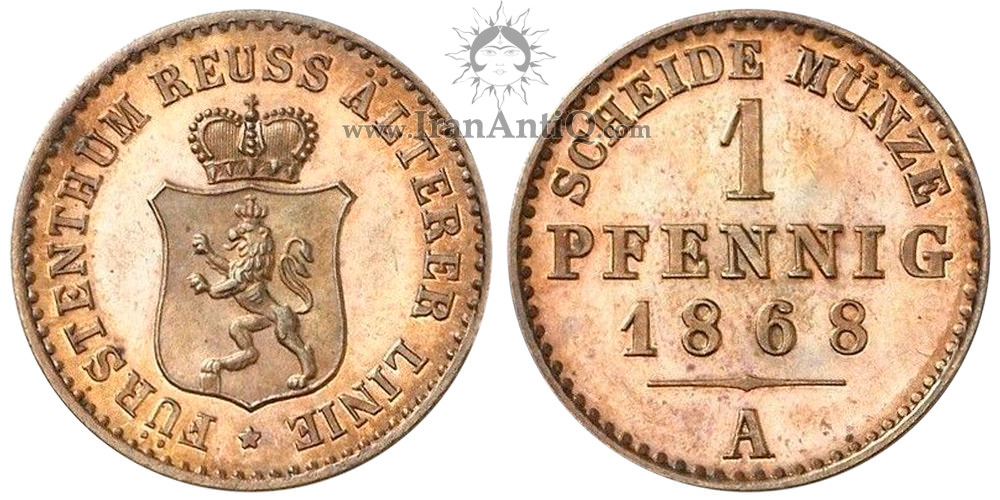 سکه 1 فینیگ هاینریش بیست و دوم