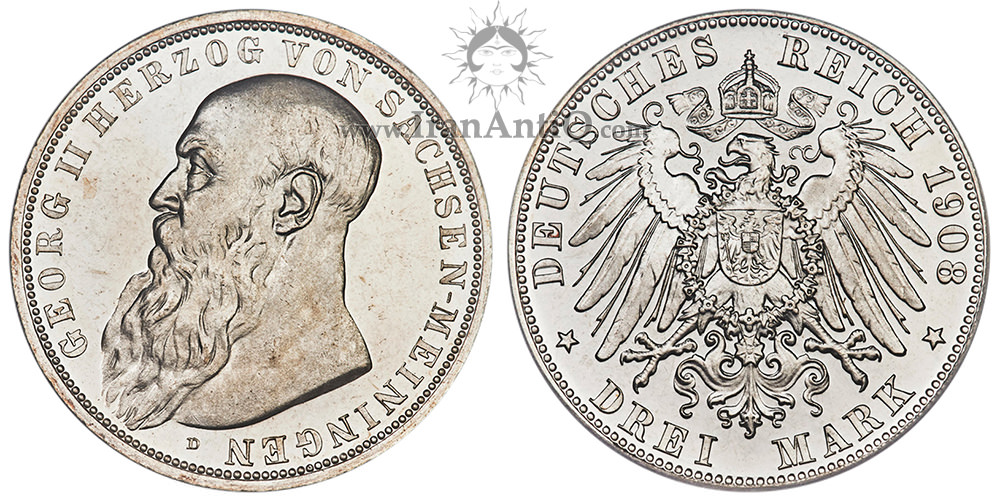 سکه 3 مارک گئورگ دوم