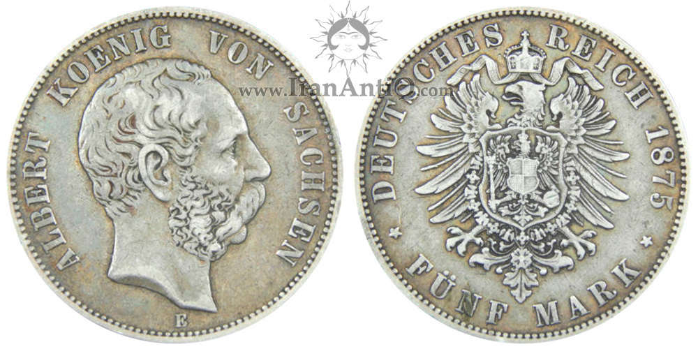 سکه 5 مارک آلبرت - عقاب کوچک
