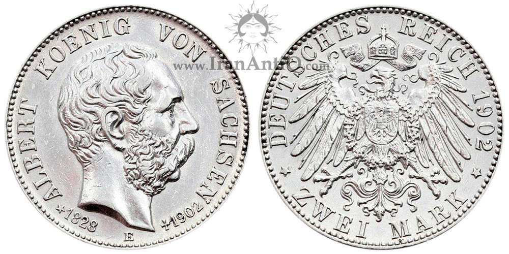 سکه 2 مارک گئورگ - مرگ پادشاه آلبرت