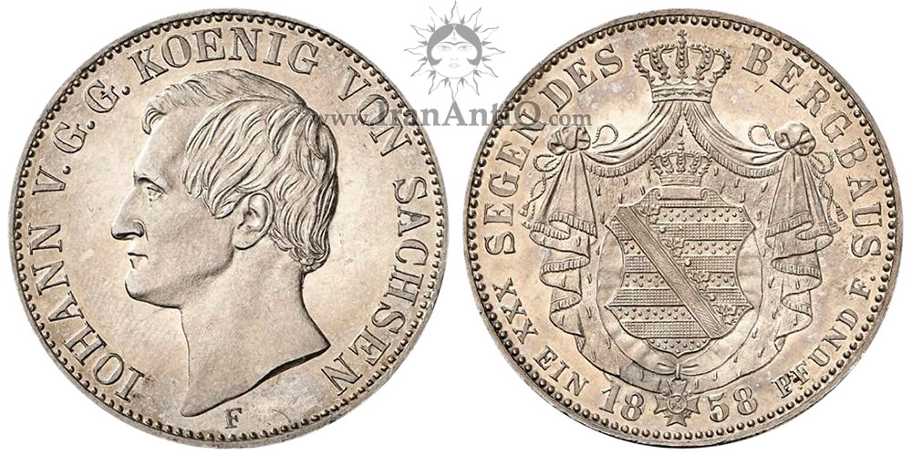 سکه 1 فرینزتالر یوهان - نشان ملی با شنل-تیپ یک