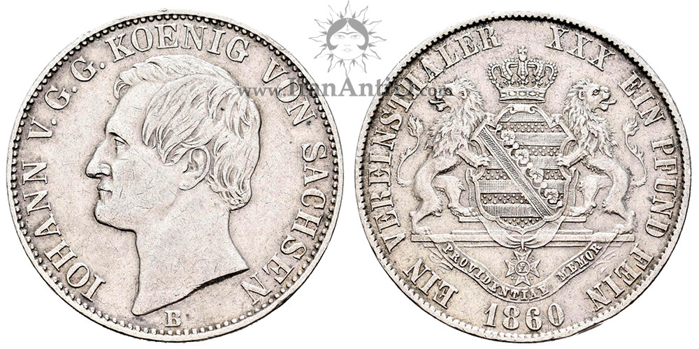 سکه 1 فرینزتالر یوهان - نشان ملی با شیر-تیپ یک
