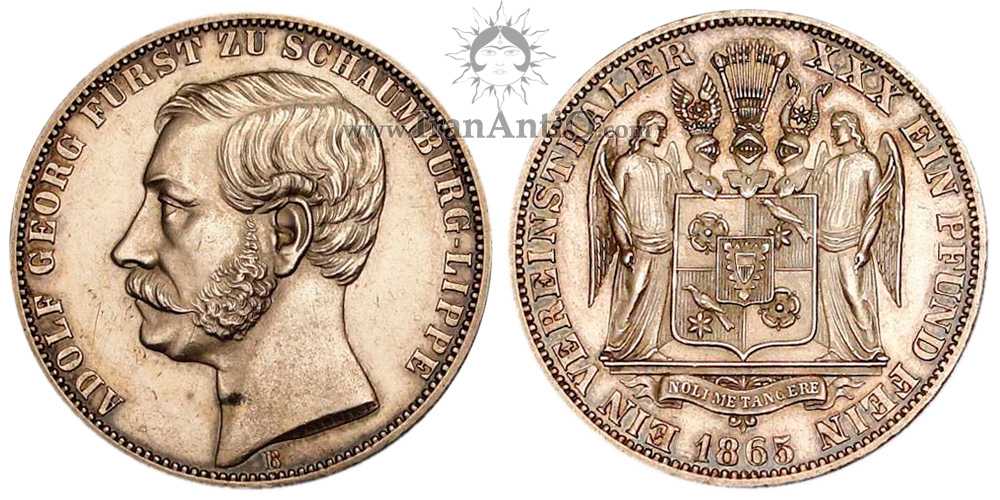 سکه 1 فرینزتالر آدولف گئورگ