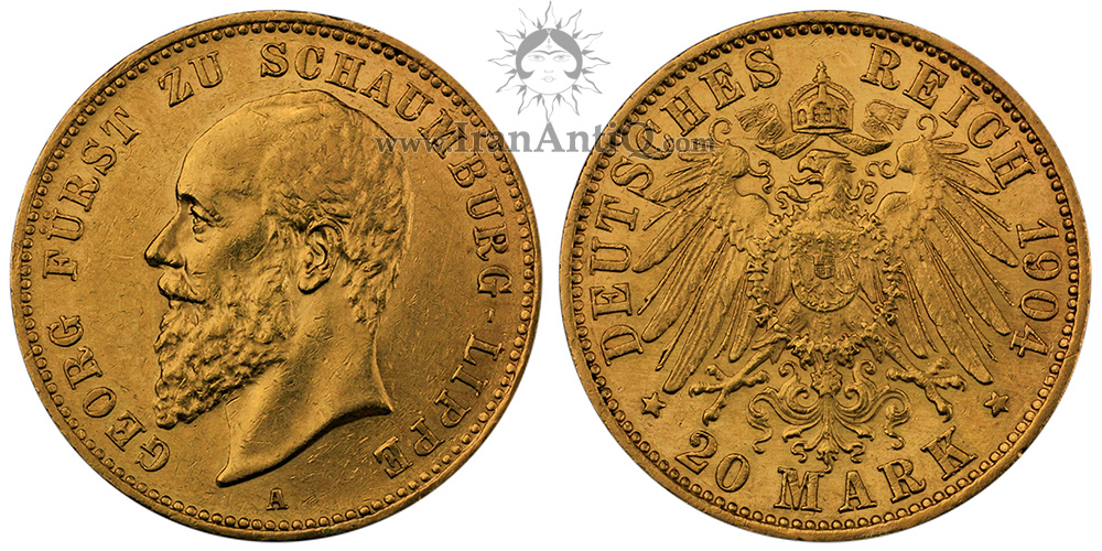 سکه 20 مارک طلا آلبرشت گئورگ