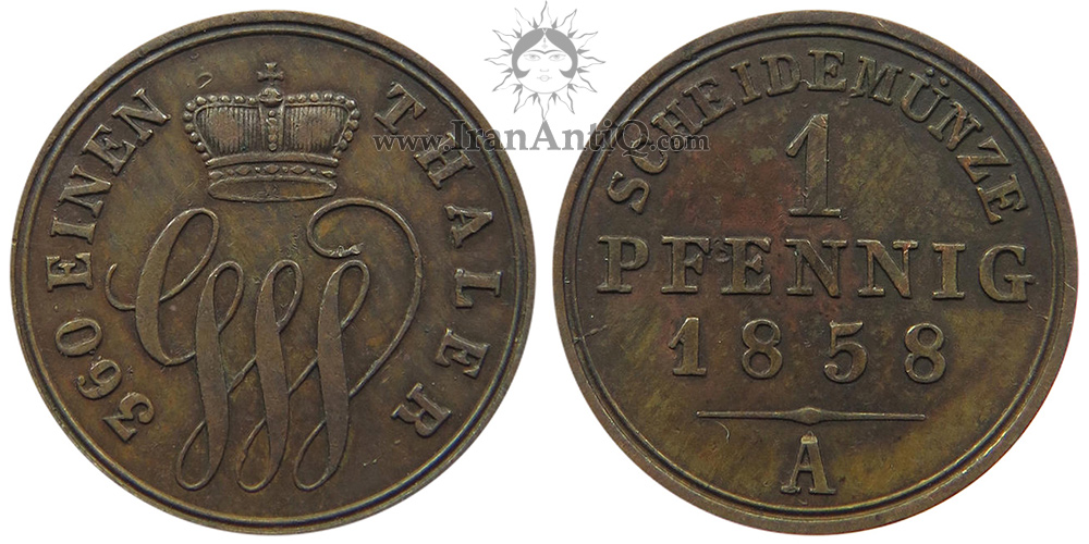 سکه 1 فینیگ گئورگ ویلهلم