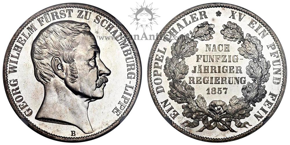 سکه 2 فرینز تالر گئورگ ویلهلم