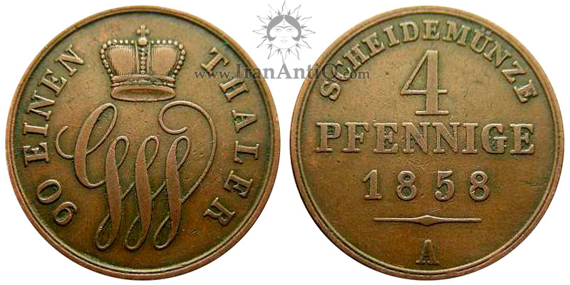 سکه 4 فینیگ گئورگ ویلهلم