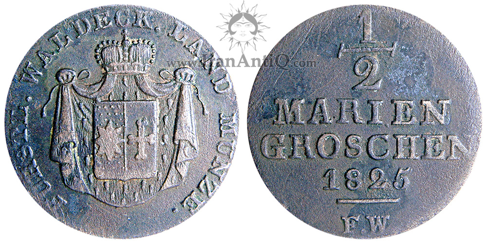 سکه 1/2 مارین گروشن گئورگ فردریش هاینریش