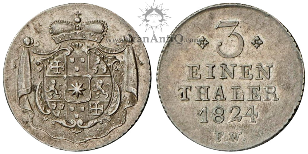سکه 1/3 تالر گئورگ فردریش هاینریش - تیپ سه
