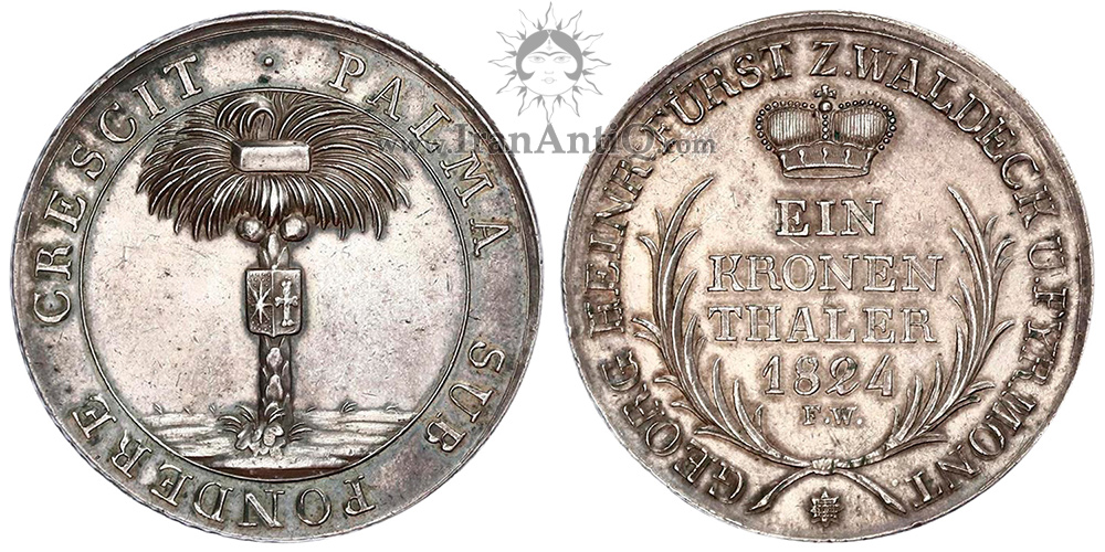 سکه 1 کرون تالر گئورگ فردریش هاینریش