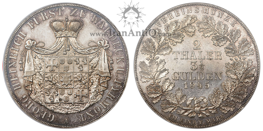 سکه 2 تالر (3-1/2 گلدن) گئورگ فردریش هاینریش