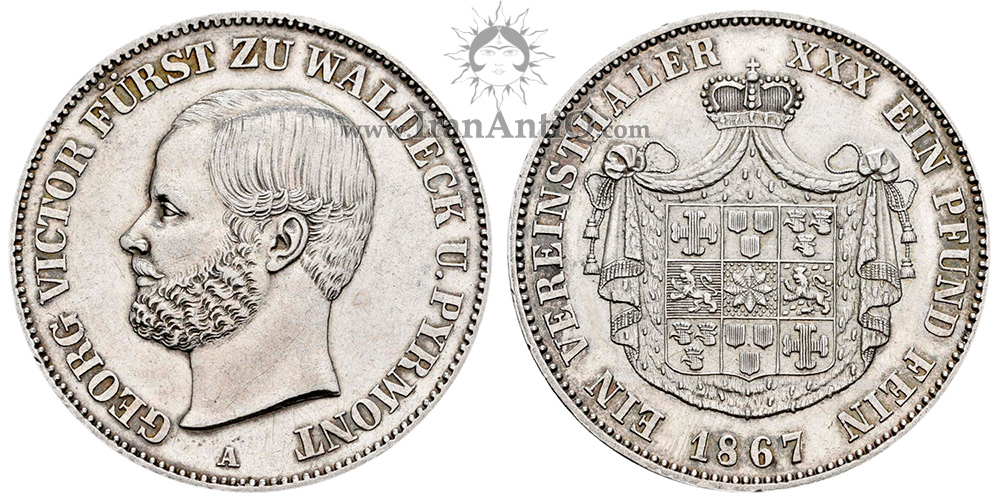 سکه 1 فرینز تالر گئورگ ویکتور