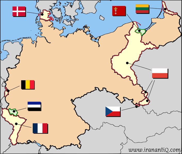 سرزمین های از دست رفته آلمان پس از جنگ جهانی اول