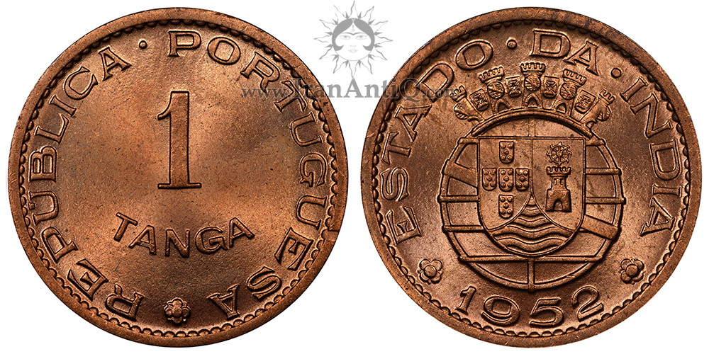1 تانگا دوران استعمار پرتغال - نشان ملی پرتغال