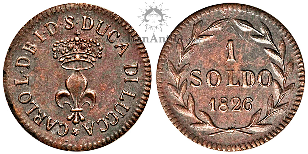 سکه 1 سولدو کارلو لودوویکو یکم - تیپ یک