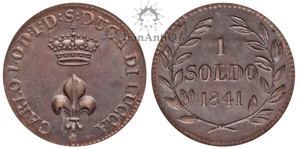 سکه 1 سولدو کارلو لودوویکو یکم - تیپ دو