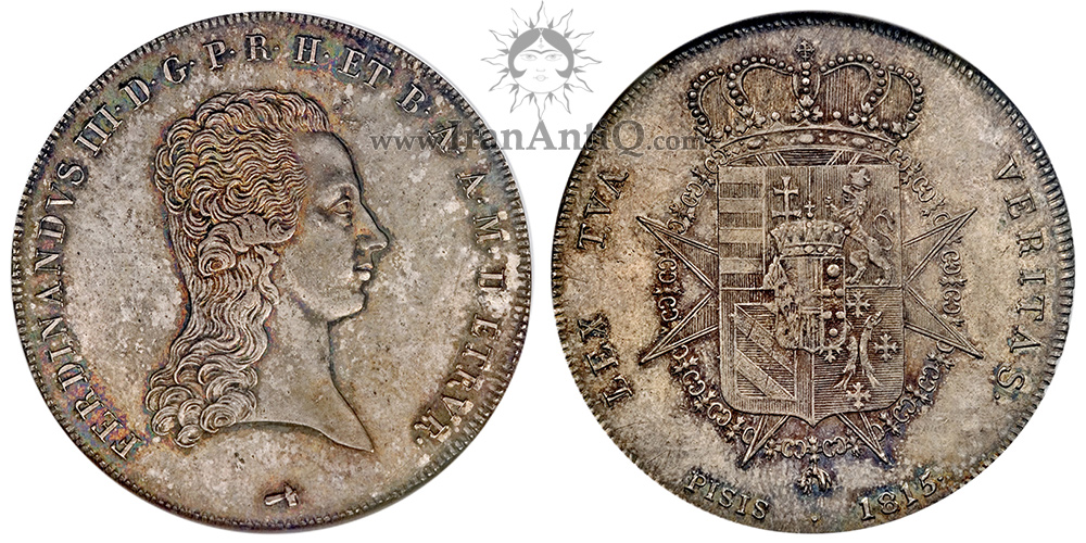سکه 10 پائولو (1 فرانچسکون) فردیناند سوم