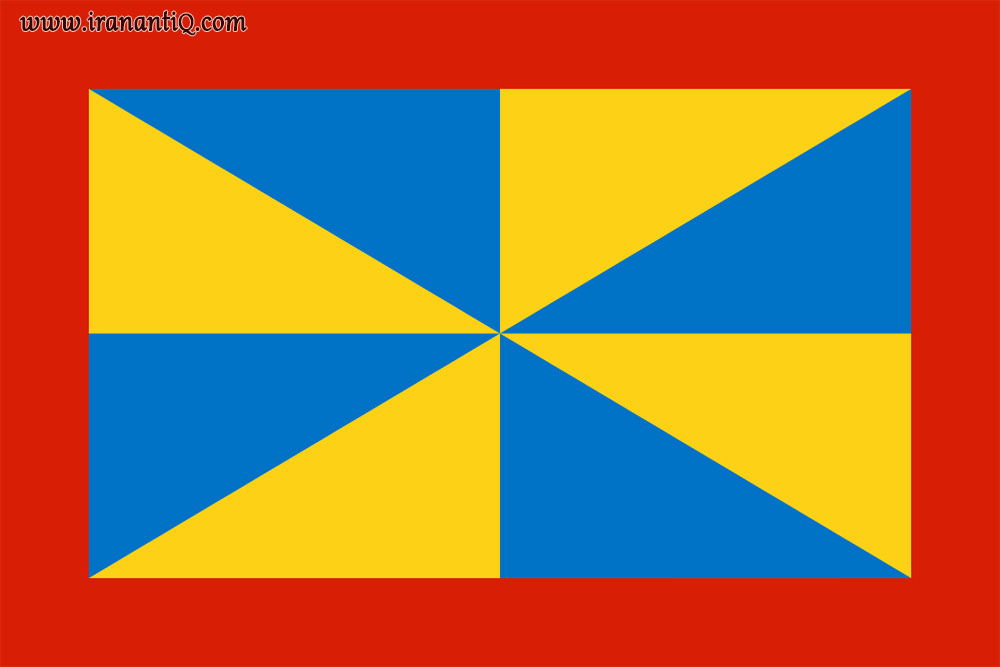 پرچم منطقه دوک نشین پارما در سال های 1851 تا 1859 میلادی